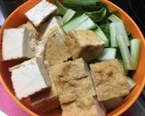 レンジで簡単☆厚揚げと青梗菜の蠔油醤煮作り方3写真