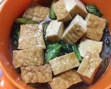 レンジで簡単☆厚揚げと青梗菜の蠔油醤煮作り方4写真