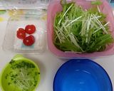 簡単＆可愛い♪巣ごもり風水菜サラダ☆作り方1写真