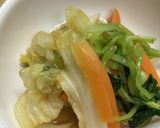 キャベツ、にんじん、三つ葉のおひたし作り方3写真