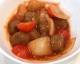 レンジで簡単!トマトミートボールの酢豚風作り方5写真