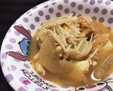 簡単節約♡大根厚揚げえのきの味噌煮♡作り方2写真