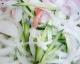 新玉ねぎの豆サラダ～胡麻マヨ合え～作り方1写真
