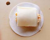 とろーりチーズの卵サラダ餃子作り方3写真