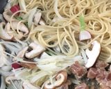 食べて美肌:マグロアボカド和風スパゲティ作り方5写真