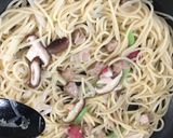 食べて美肌:マグロアボカド和風スパゲティ作り方6写真