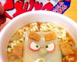 赤いきつね で顔アート作り方9写真