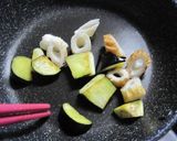 竹輪とナスの味噌マヨチーズ作り方2写真