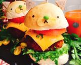 クマのスパイスハンバーガー作り方18写真