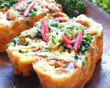 ふんわりとろ～♪＊お好み焼き風厚焼き卵＊作り方3写真