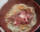 簡単きんぴら焼肉作り方2写真