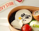 LINEキャラ弁【ムーンとサリー】作り方1写真