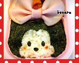 お弁当おかず♥ダブルハムりぼん♥キャラ弁作り方23写真