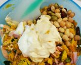 ホクホク！かぼちゃとお豆のサラダ作り方4写真