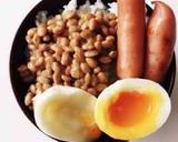 納豆ウインナーごはん♬時短丼♥簡単朝食作り方18写真