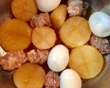 圧力鍋で簡単☆豚の角煮風作り方4写真