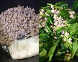 簡単&丼も！ひき肉ほうれん草の甘辛卵あん作り方3写真