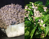 簡単&丼も！ひき肉ほうれん草の甘辛卵あん作り方3写真