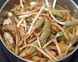 たけのことつくしの炊き込みご飯作り方2写真
