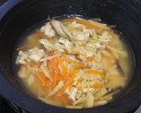 たけのことつくしの炊き込みご飯作り方4写真