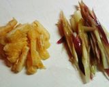 みょうがと油揚げの味噌汁作り方1写真