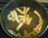 みょうがと油揚げの味噌汁作り方2写真