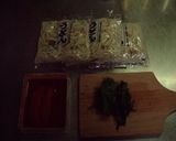 しそ明太子な焼きうどん作り方1写真