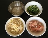 たけのこと春雨の春巻き作り方1写真