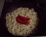 しそ明太子な焼きうどん作り方4写真