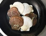 ホタテ稚貝の酒蒸し/30秒クッキング！作り方1写真