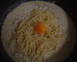 ツナ缶で作るカルボナーラ風パスタ作り方4写真