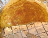 簡単な朝ご飯の油不使用チーズ風味オムレツ作り方3写真