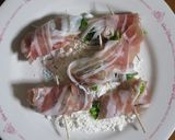 春の味覚！菜の花と生ハムの天ぷら作り方2写真