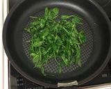 山菜☆アズキナ炒め作り方3写真