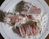サクッ旨みがジュワ～生ハムと舞茸の天ぷら作り方1写真