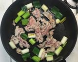かんたん!豚肉と長ネギのマヨポン炒め作り方2写真