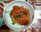 スパイライザ−でズッキーニパスタ♪作り方3写真