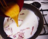 簡単＊全卵と牛乳のカルボナーラ作り方5写真