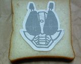 キャラ弁・仮面ライダー電王サンドイッチ作り方1写真