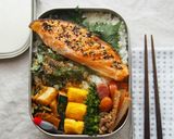 お弁当＊トースターで鮭のしっとり胡麻焼き作り方7写真