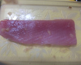 しそ梅のマグロしそ巻きカツ　　ソース付き作り方1写真