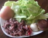 ホタルイカ・春キャベツ和風ペペロンチーノ作り方1写真