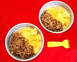 豚挽き肉と卵のそぼろ二色丼作り方8写真