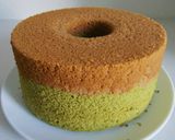 チョコと抹茶★2層のシフォンケーキ作り方19写真