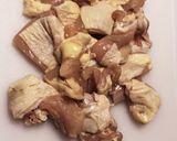 鶏のカレー粉焼き作り方1写真