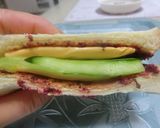 しそ梅ときゅうりとチーズのホットサンド①作り方12写真