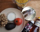 たらとアボカドの春パスタ作り方1写真