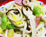 ごはん麺(米粉麺)de 塩昆布パスタ風✨作り方7写真