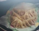 簡単！ずぼらエビ餃子（蒸し餃子）作り方4写真