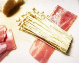 居酒屋気分！えのきベーコン巻き串☆作り方3写真